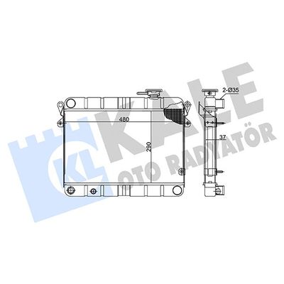 Su Radyatörü  KALE 0101072PA