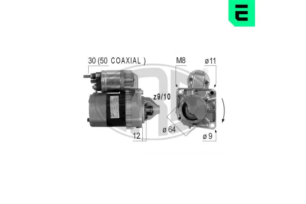 Marş Dinamosu  Fiat Panda (271) Van (2003->)  ERA 220376