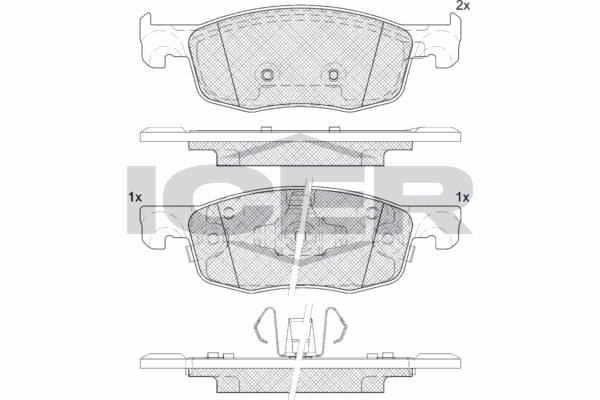 Fren Disk Balata Ön Toyota Yaris (XP21)(2020->)  VALEO 672044