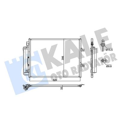 Klima Radyatörü  KALE 353180