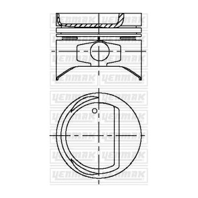 Piston (73.00MM-STD)  YENMAK 31-03979-000