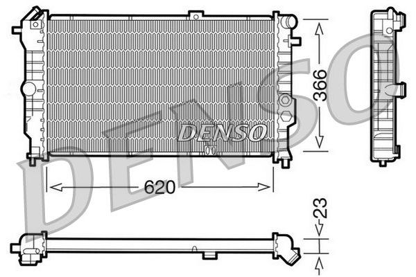 Su Radyatörü  DENSO DRM20020