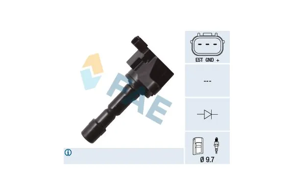 Ateşleme Bobini  Honda Civic 3 Kapı (FN)(01.2007->)  BSG 35-835-009