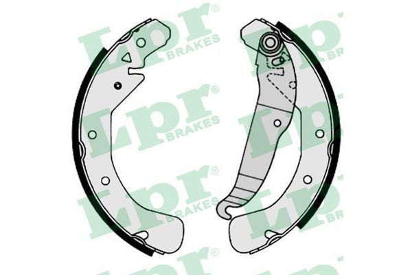 Fren Pabuçlu Balata Arka Opel Combo (Corsa C)(2001->)  LPR 07200