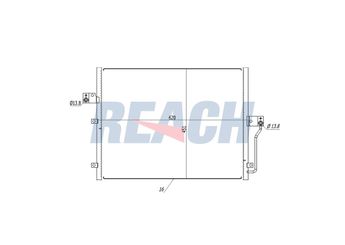 Klima Radyatörü  DELPHI CF20216  68400 09000