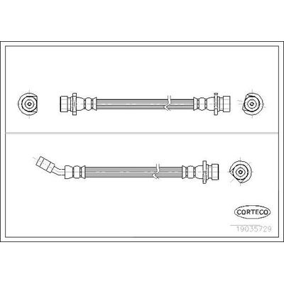 Fren Hortumu Arka Sağ Honda Civic 3 Kapı (FN)(01.2007->)  OSSCA BRSFH10021