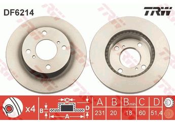 Fren Disk Ayna Ön Sağ ve Sol AYD 50351  402064A00G 40206-4A00G 55311M68K10 55311M68K10000
