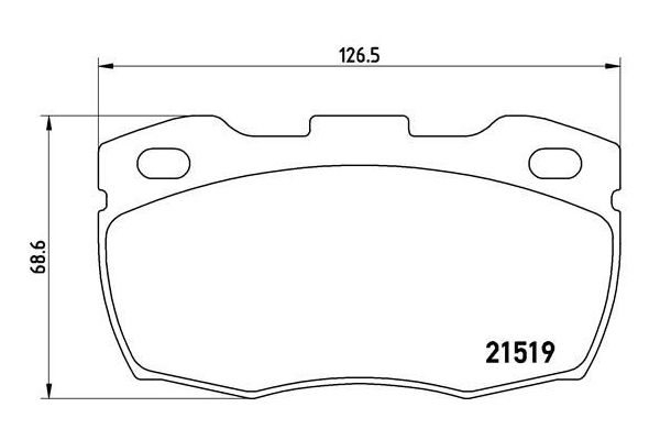 Fren Disk Balata Ön Land Rover Defender (LD)(10.2002->)  BREMBO P 44 015