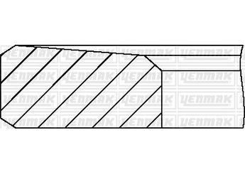Segman (96.00MM-STD)  YENMAK 91-09570-000  23176