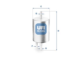 Yakıt Filtresi  UFI 31.831.00  4F0201511E 4F0201511C