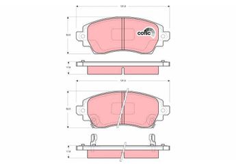 Fren Disk Balata Ön AYD 60497A  446502030 04465-02030 446502140 04465-02140 4465YZZBE 04465-YZZBE
