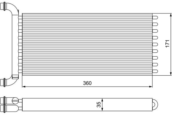 Kalorifer Radyatörü  BEHR 8FH 351 313-571