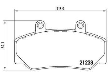 Fren Disk Balata Ön BREMBO P 86 006  31261181 2177828 271179 2711794 271182 2711828 271706 2717064 2728277 31261184