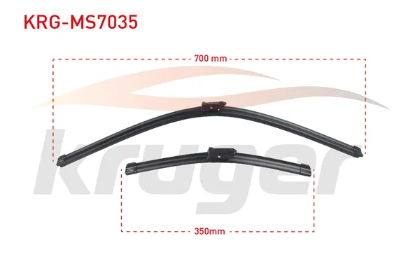 Silecek Süpürgesi Ön  700/350 mm - 28/14 inç Ford Fiesta (CE1)(2017->)  KRUGER MS7035