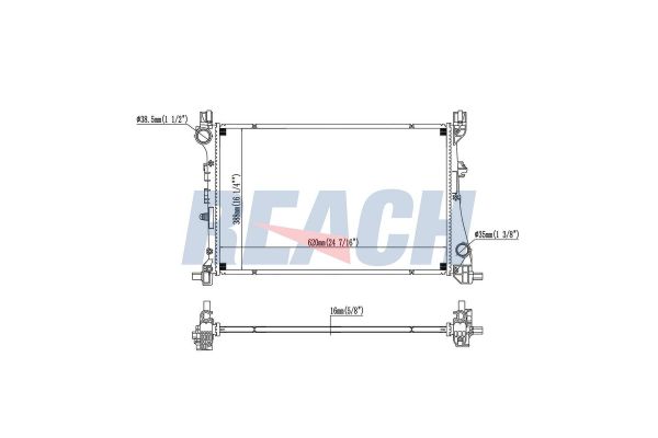 Su Radyatörü  FIAT ORJINAL 52052220