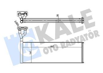 Kalorifer Radyatörü  KALE 351705  1375700 1421760 1437263 1846702 1847602