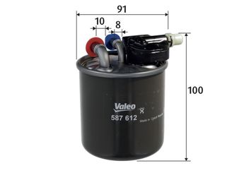 Yakıt Filtresi  VALEO 587612  16401 HG00A 16401HG00A 16401-HG00A 6420903152 6420905352 6420906052 642090605290 A6420903152 A6420905352 A6420906052 A642090605290