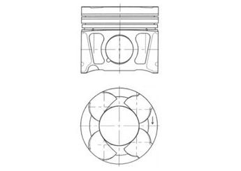 Piston  FIAT ORJINAL 55275643  55275643 55240483 55257427 71752648