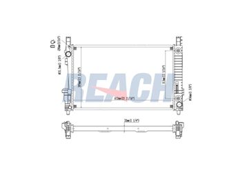 Su Radyatörü  RADISEN RR 62799  A1695000403 A1695001803 1695000003 1695000403 1695000404 1695000504 1695000703 1695001803 1695002103 A1695000003 A1695000404 A1695000504 A1695000703 A1695002103