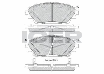 Fren Disk Balata Ön BSG 55-200-008  B4Y03328ZA B4Y0-33-28ZA B4Y03328ZB B4Y0-33-28ZB B6YS3328Z B6YS-33-28Z B6YS3328ZA B6YS-33-28ZA BHY13328ZA BHY1-33-28ZA