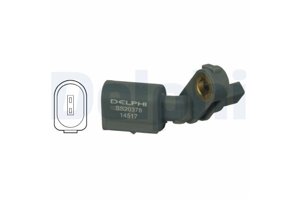 Abs Sensörü Ön Sol Audi A2 (8Z)(06.2000->)  DELPHI SS20378