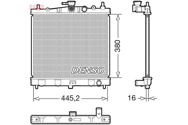 Su Radyatörü  DENSO DRM46067