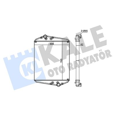 Turbo Radyatörü  KALE 230200