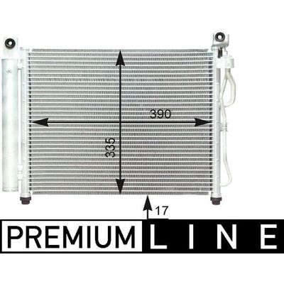 Klima Radyatörü  Kia Picanto (SA)(2004->)  MAHLE AC 419 000P