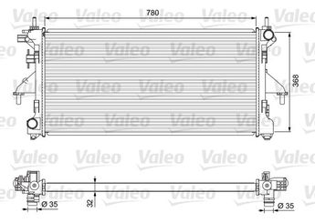 Su Radyatörü  VALEO 701727  GN118005CD GN11 8005 CD 1330Q2 1330-Q2 1330Q3 1330-Q3 1330S3 1330-S3 1330X5 1330-X5 1330Z4 1330-Z4 1333C8 1333-C8 1606661980 1340359080 1342588080 1342688080 1361274080 1362305080 1362306080 1366650080