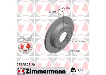 Fren Disk Ayna Arka Sağ ve Sol ZIMMERMANN 285.3528.20  58411A6300 584113X300 58411-3X300 58411-A6300