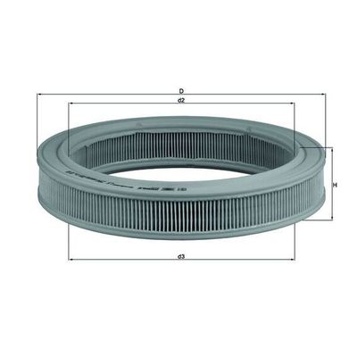 Hava Filtresi  Ford Scorpio (1985->)  MAHLE LX 294