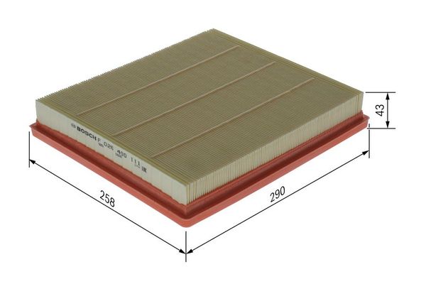 Hava Filtresi  Opel Insignia A (2008->)  BOSCH F 026 400 111