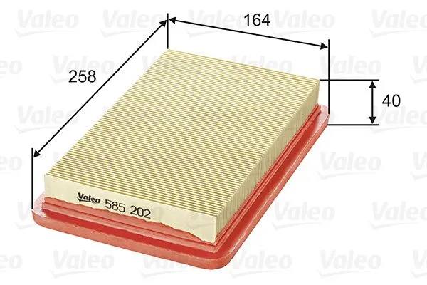 Hava Filtresi  Ford Probe (1993->)  VALEO 585202