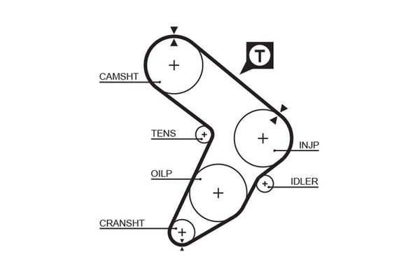 Triger Kayışı  Seat Ibiza (03.1985->)  GATES 5032