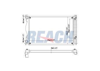 Su Radyatörü  RADISEN RR 60237  4F0121251R 4F0121251AE 4F0121251Q