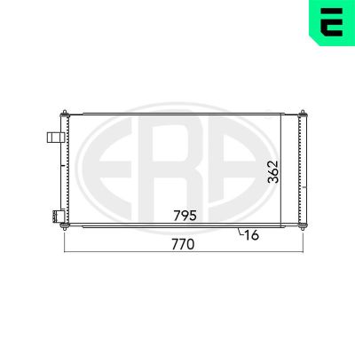 Klima Radyatörü  Ford Transit Connect (TC7)(2002->)  ERA 667091