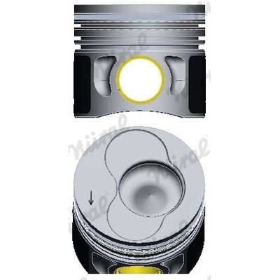 Piston (79.54MM-0.50)  MAHLE 030 PI 00087 102