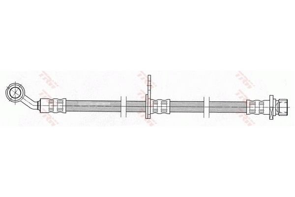 Fren Hortumu Ön Sağ veya Sol Honda Civic HB (EU)(01.2001->)  SWAPP 40446