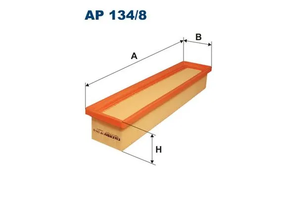 Hava Filtresi  Dacia Logan (05.2005->)  FILTRON AP 134/8