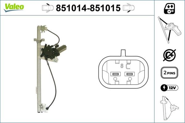 Cam Krikosu Ön Sol VALEO 851014