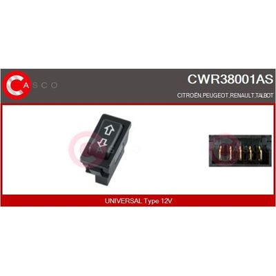 Cam Açma Düğmesi Ön Sağ MAXTEL 18201001