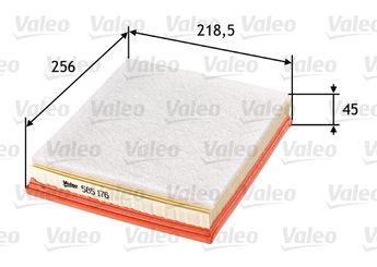 Hava Filtresi  VALEO 585176  1089896 XS5X9601DA XS5X-9601-DA