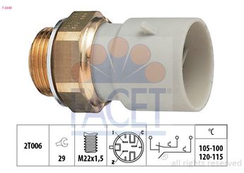 Fan Müşürü  FACET 7.5649  90376209 90 376 209 1846325 18 46 325