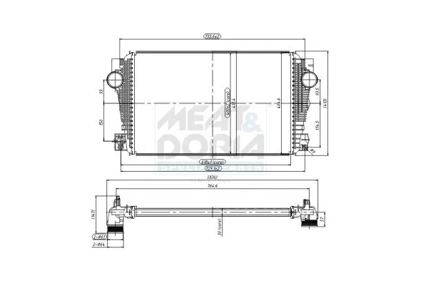 Turbo Radyatörü  MGA 87131