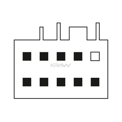 Cam Açma Düğmesi Ön Sol MCAR AN-512
