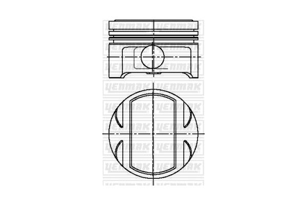 Piston (81.60MM-0.50)  YENMAK 31-04218-050