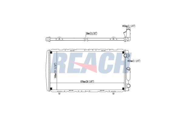 Su Radyatörü  Renault Espace (J11)(04.1984->)  ORİS CBM050000