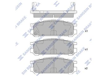 Fren Disk Balata Ön SANGSIN SP1537  26296AA061 26296AA062 WVA21703 26296AA030 26296-AA030 26296AA060 26296AA080 26296AA081 26296AA082 26296AA130 26296-AA130 26296AA131 26296-AA131 26296PA040 26296PA060 29296AA080 29296-AA080 29296PA060 29296-PA060