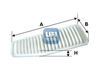Hava Filtresi  UFI 30.338.00  1780128010 17801-28010