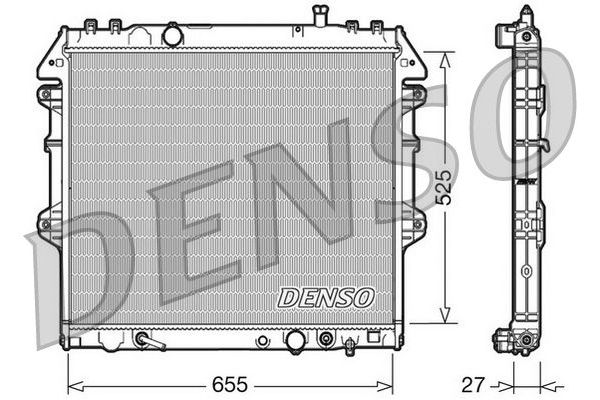 Su Radyatörü  DENSO DRM50045